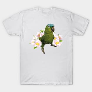 blue-crowned parrot T-Shirt